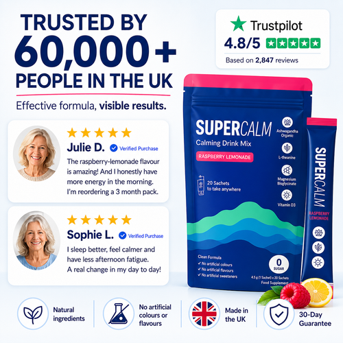 SuperCalm – Calming Drink Mix | Stress, Sleep & Focus
