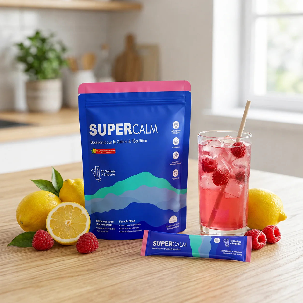 SuperCalm – Calming Drink Mix | Stress, Sleep & Focus